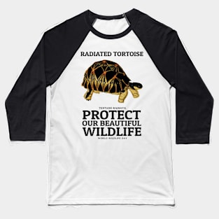 Radiated tortoise Baseball T-Shirt